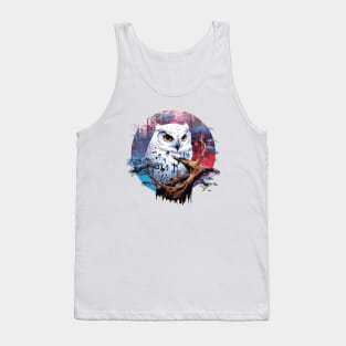 Owl Bird Animal Freedom World Wildlife Beauty Adventure Tank Top